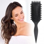 Perie lata pentru descurcat parul PDG03AA Neagra Perie lata pentru descurcat parul PDG03AA Neagra